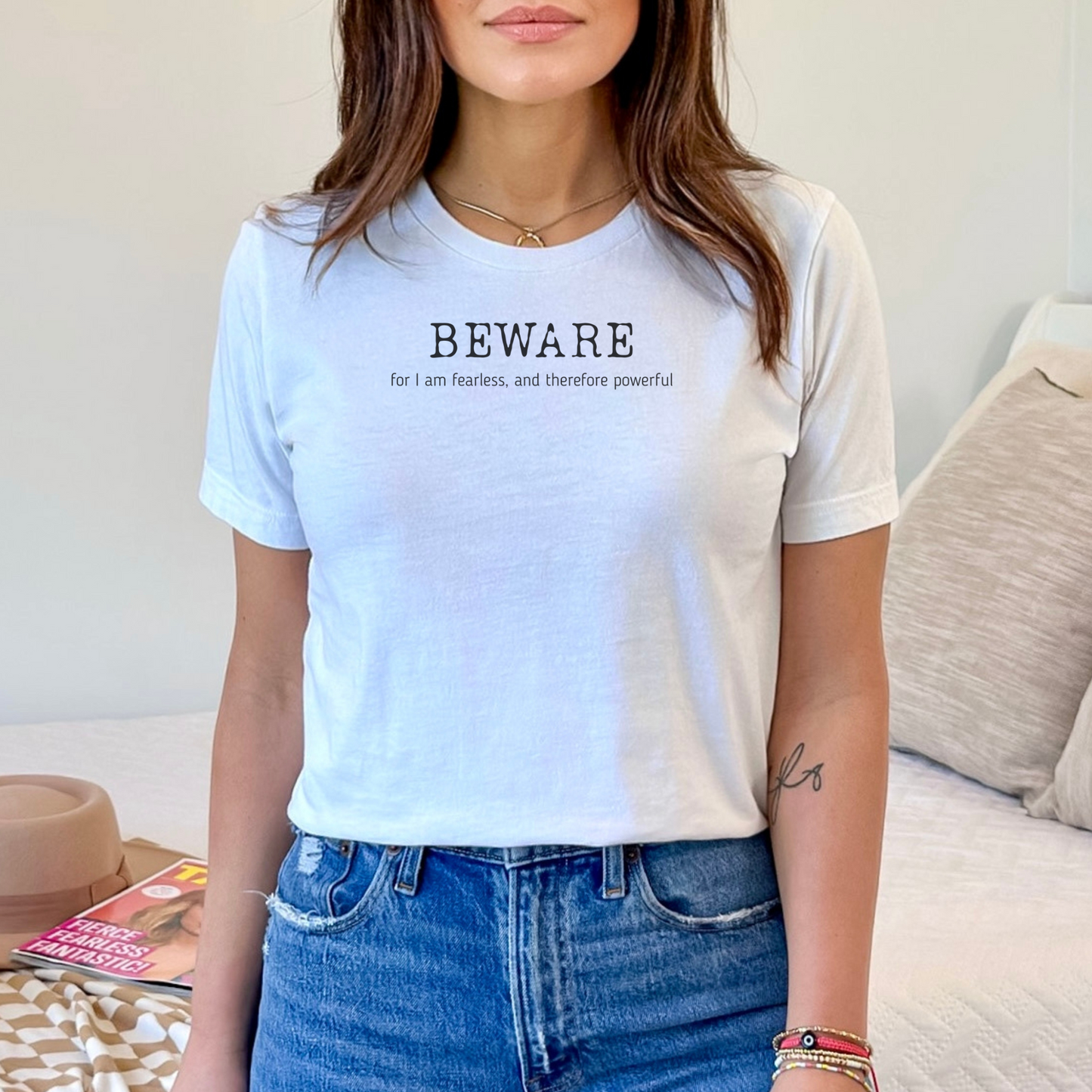 BEWARE Frankenstein | Dark Academia T-Shirt