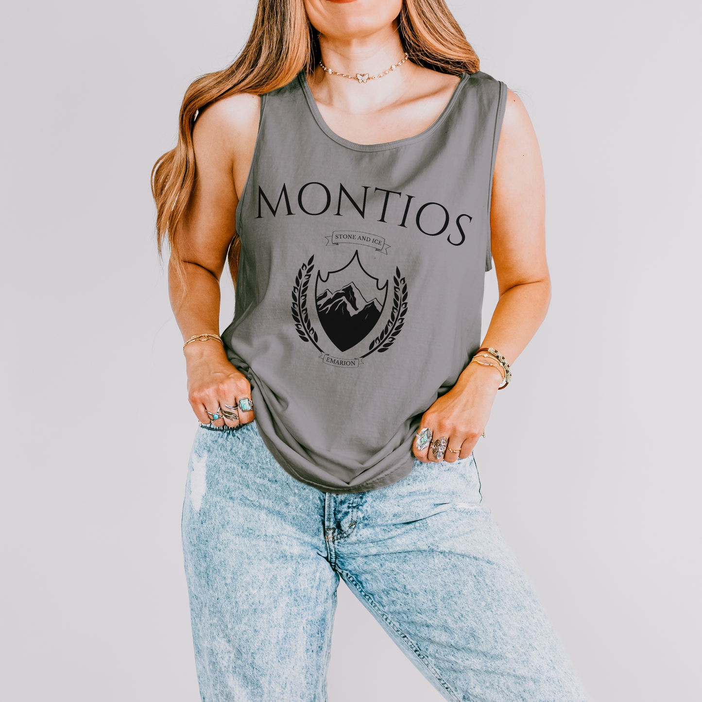 Montios Collegiate | Kindred's Curse Saga Tank Top
