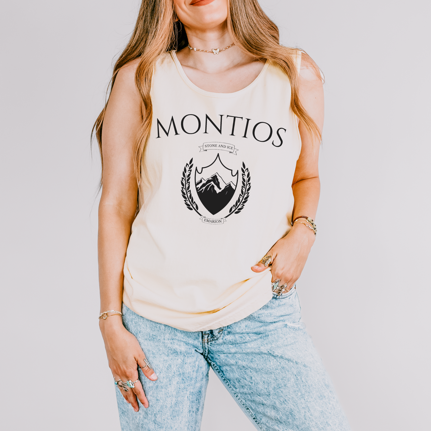 Montios Collegiate | Kindred's Curse Saga Tank Top