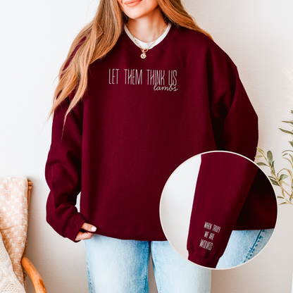 We Are Wolves | The Ashen Series Embroidery Sweatshirt