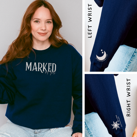 Marked By Gods | Severed Oaths Embroidered Sweatshirt