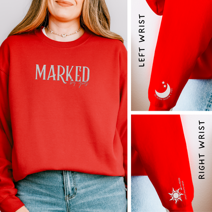 Marked By Gods | Severed Oaths Embroidered Sweatshirt