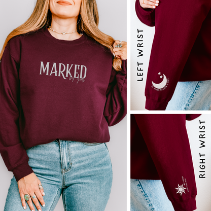 Marked By Gods | Severed Oaths Embroidered Sweatshirt