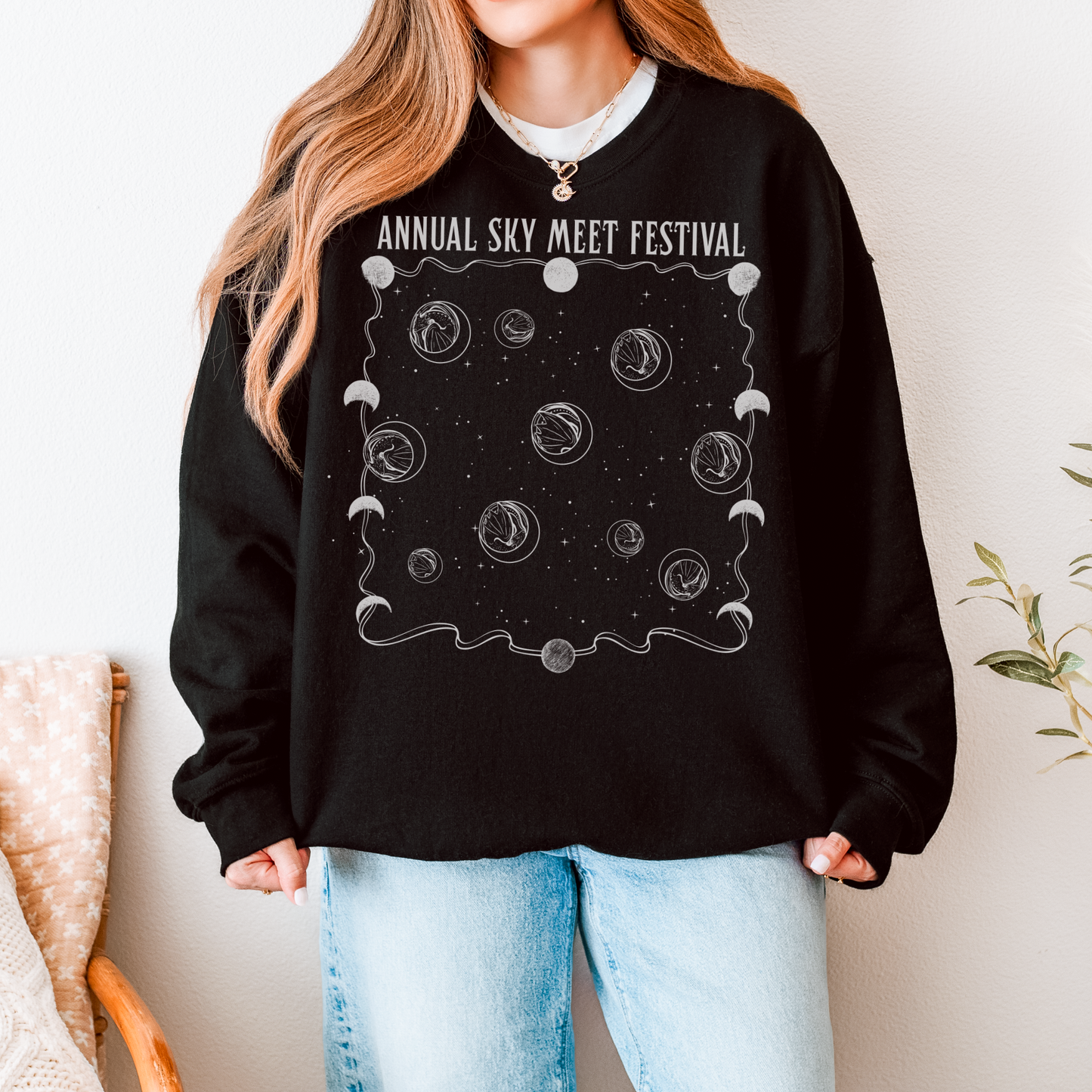 Sky Meet Festival | When The Moon Hatched Sweatshirt