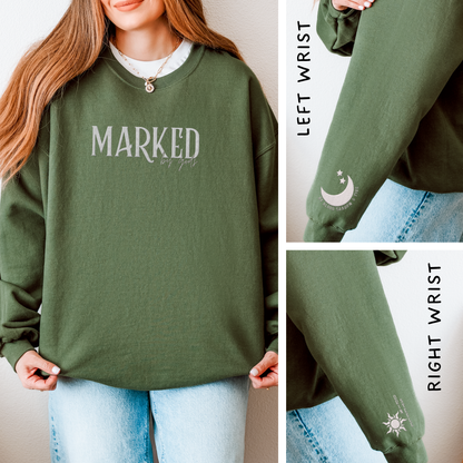 Marked By Gods | Severed Oaths Embroidered Sweatshirt