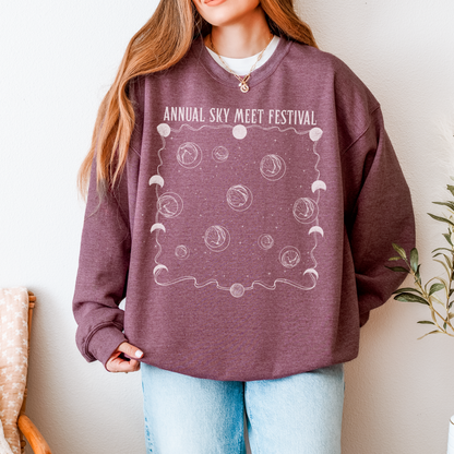 Sky Meet Festival | When The Moon Hatched Sweatshirt