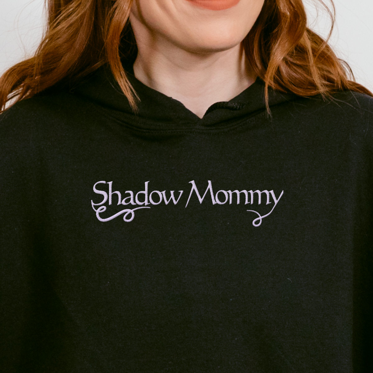 Shadow Mommy | Shattered Crown Embroidered Hoodie