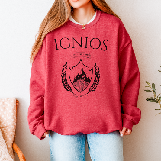 Ignios Collegiate | Kindred's Curse Saga Sweatshirt