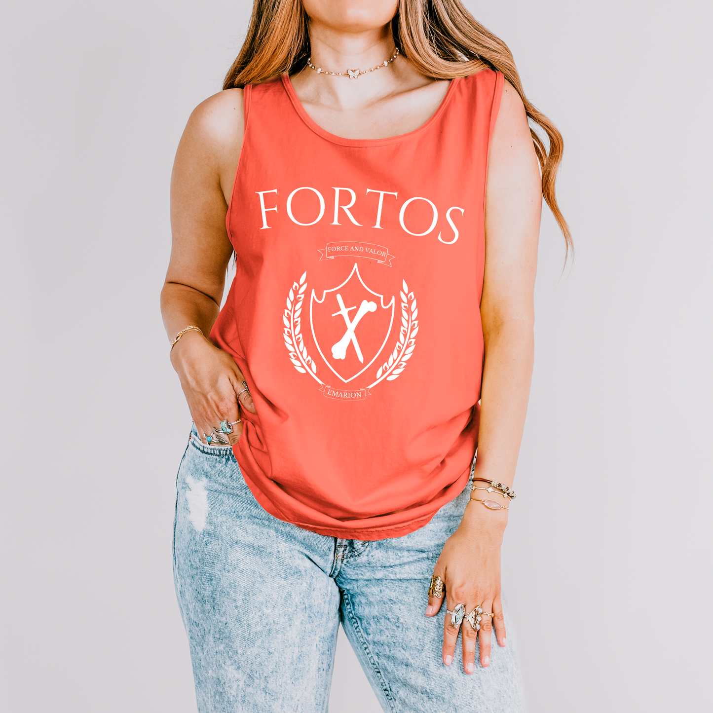 Fortos Collegiate | Kindred's Curse Saga Tank Top