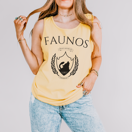 Faunos Collegiate | Kindred's Curse Saga Tank Top