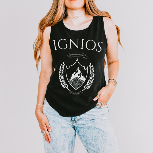 Ignios Collegiate | Kindred's Curse Saga Tank Top
