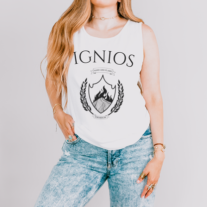 Ignios Collegiate | Kindred's Curse Saga Tank Top