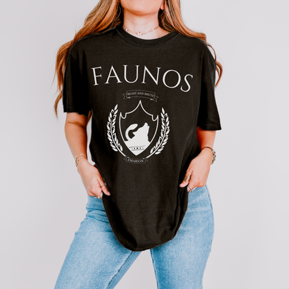 Faunos Collegiate |Kindreds Curse Saga T-Shirt