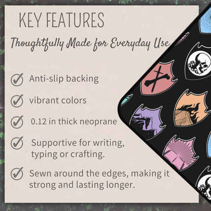 Emarion Crests | Kindred's Curse Saga Desk Mat