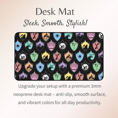 Emarion Crests | Kindred's Curse Saga Desk Mat