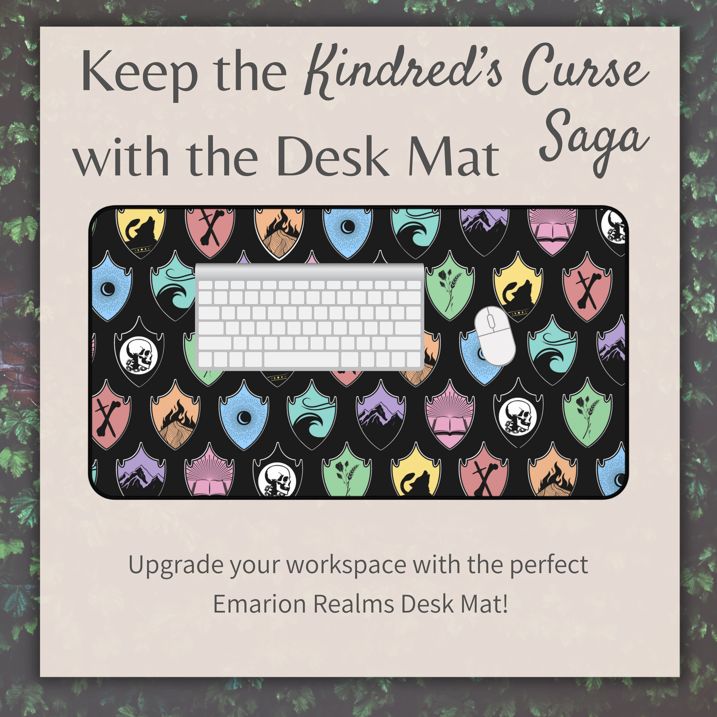 Emarion Crests | Kindred's Curse Saga Desk Mat