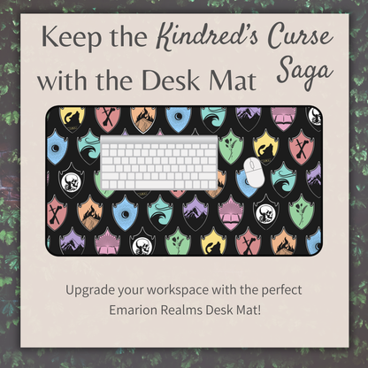 Emarion Crests | Kindred's Curse Saga Desk Mat