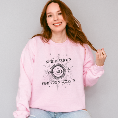 Burned Too Bright | Wuthering Heights Sweatshirt