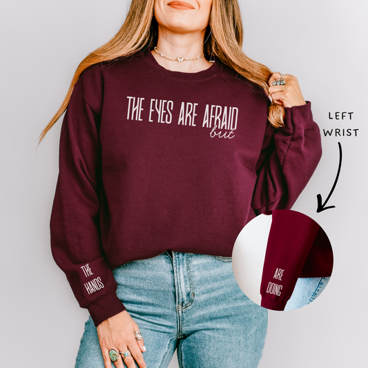 Hands Are Doing | The Ashen Series Embroidered Sweatshirt