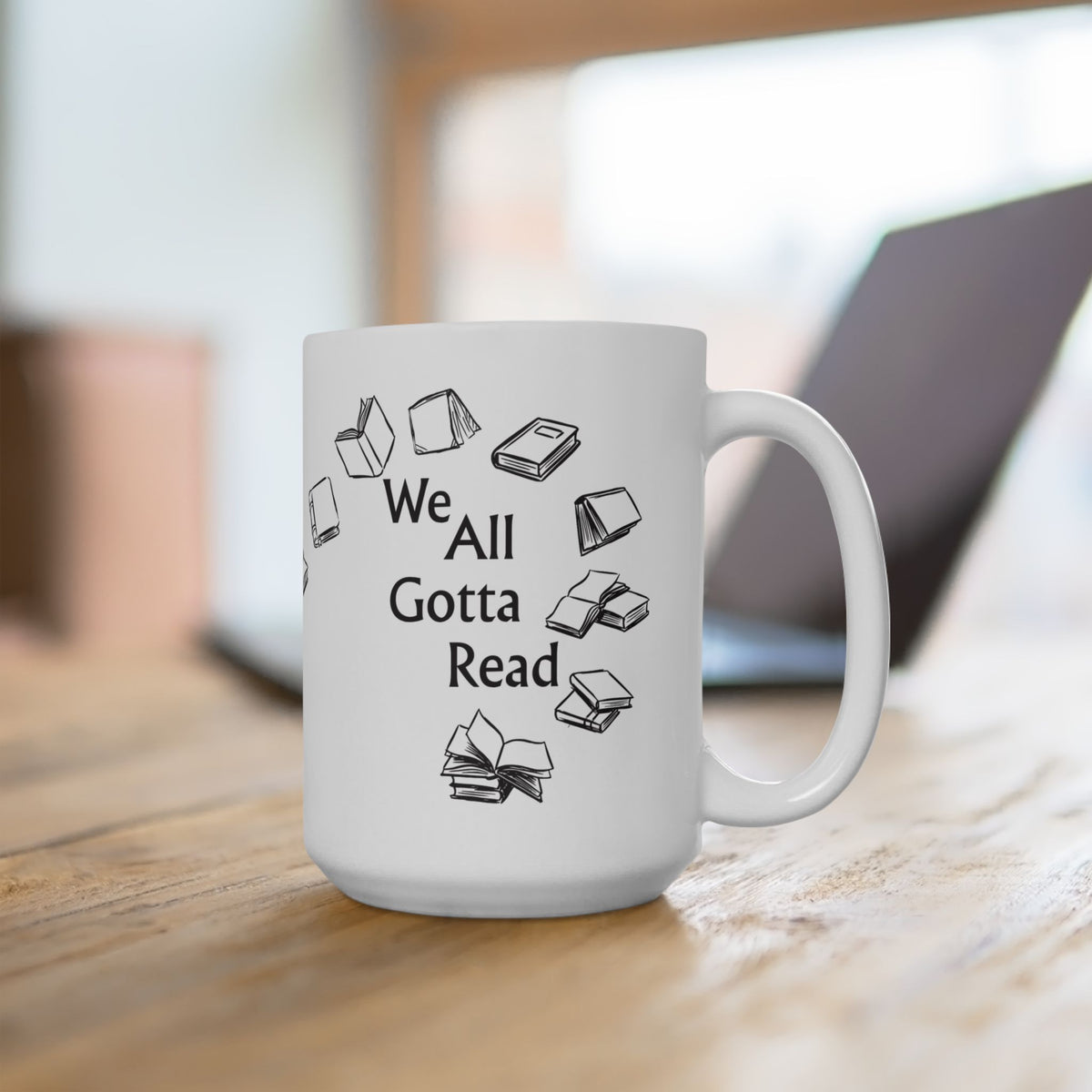 We All Gotta Read Mug