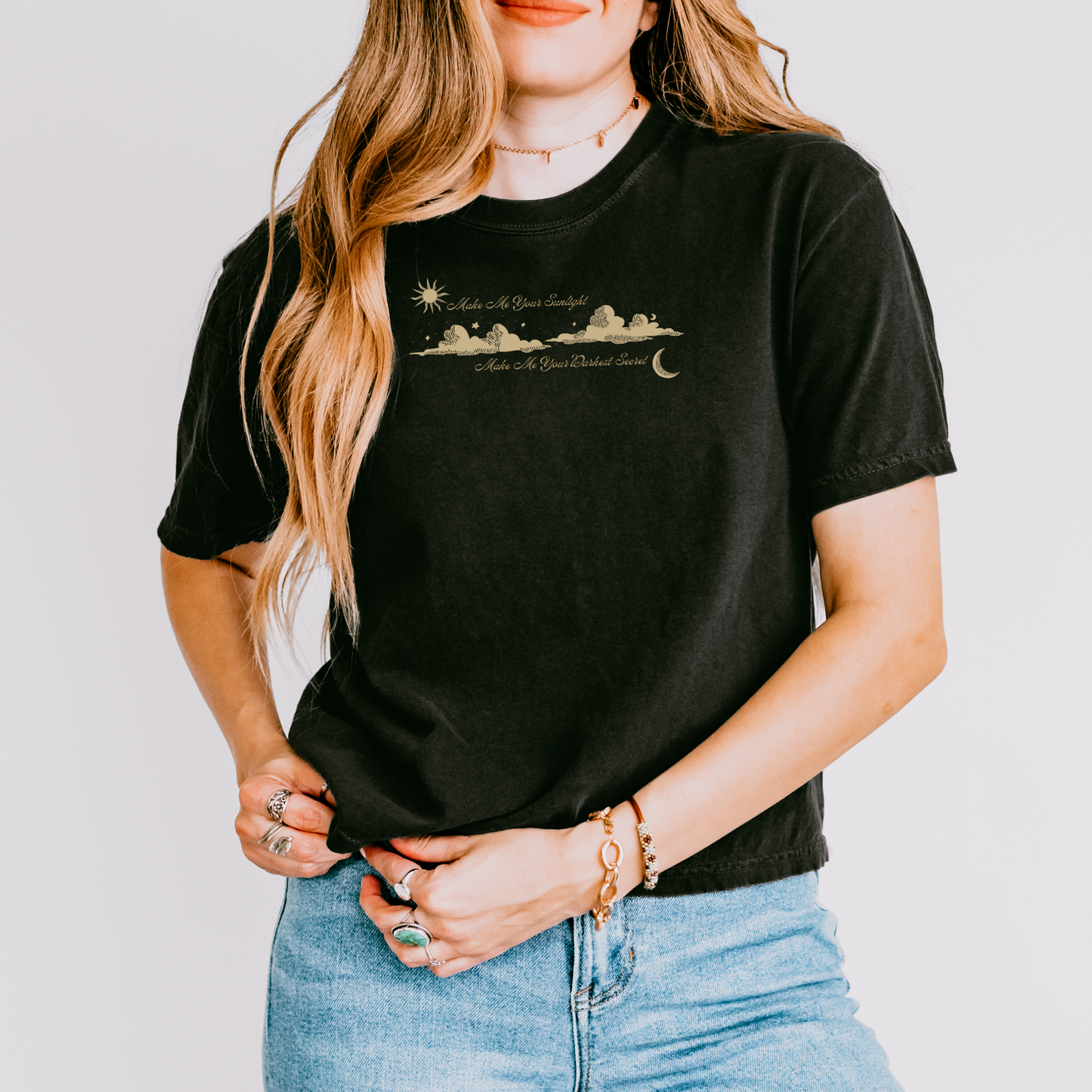 Sunshine or Darkness | Courts Between Crop Top