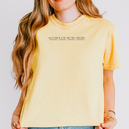 Love & Crucible | Shattered Crown Crop Top