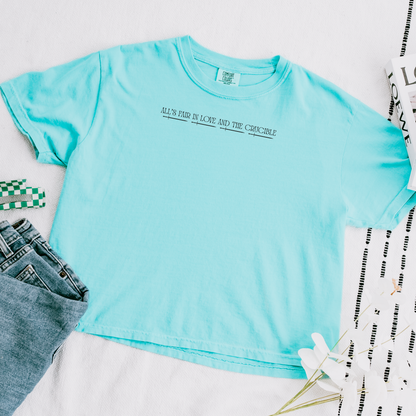 Love & Crucible | Shattered Crown Crop Top