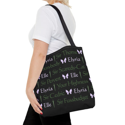 Name Game | Shattered Crown Tote Bag