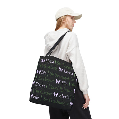 Name Game | Shattered Crown Tote Bag